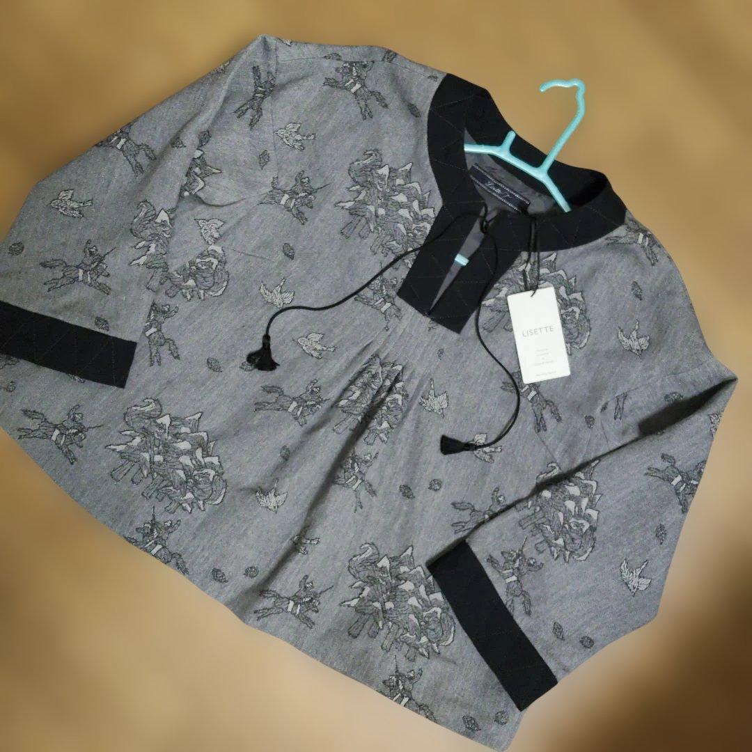 Lisette 花柄 五分袖チュニック、極美品