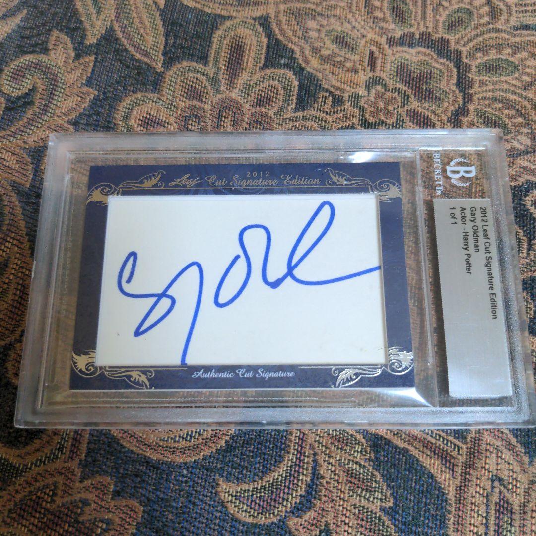 ゲイリーオールドマン 直筆 サインカード　シリウスブラック　ハリーポッター　限定