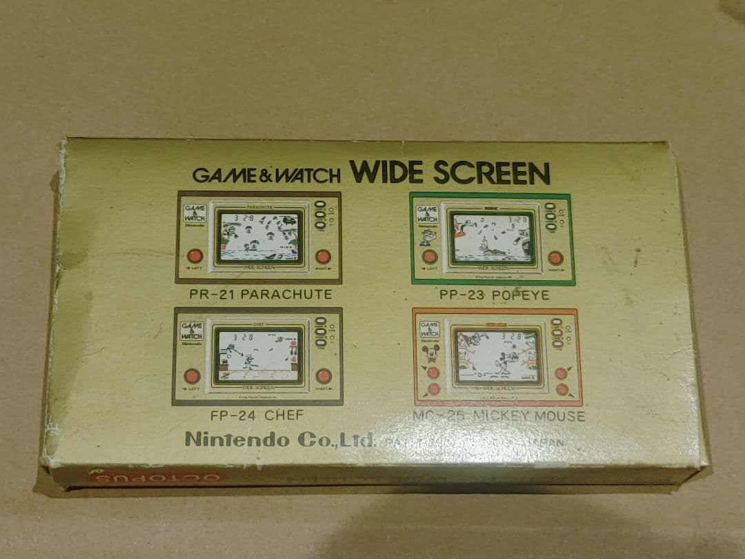 最終価格　GW【任天堂ゲームウォッチ ワイドスクリーン オクトパス】