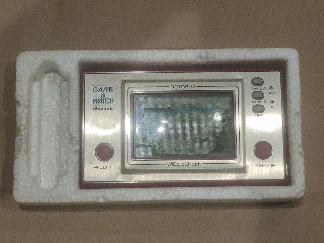 最終価格　GW【任天堂ゲームウォッチ ワイドスクリーン オクトパス】