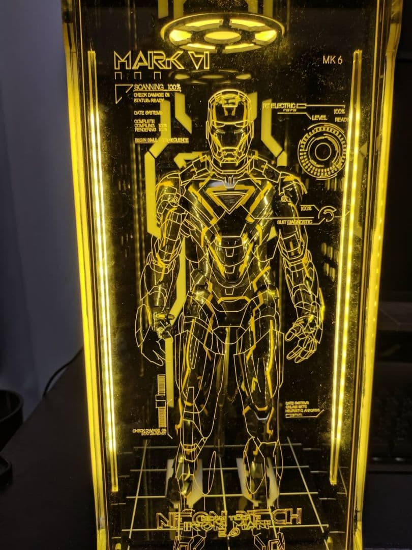 未使用　アイアンマン　マーク４ネオンテック版用 格納庫ケース　ホールオブアーマー