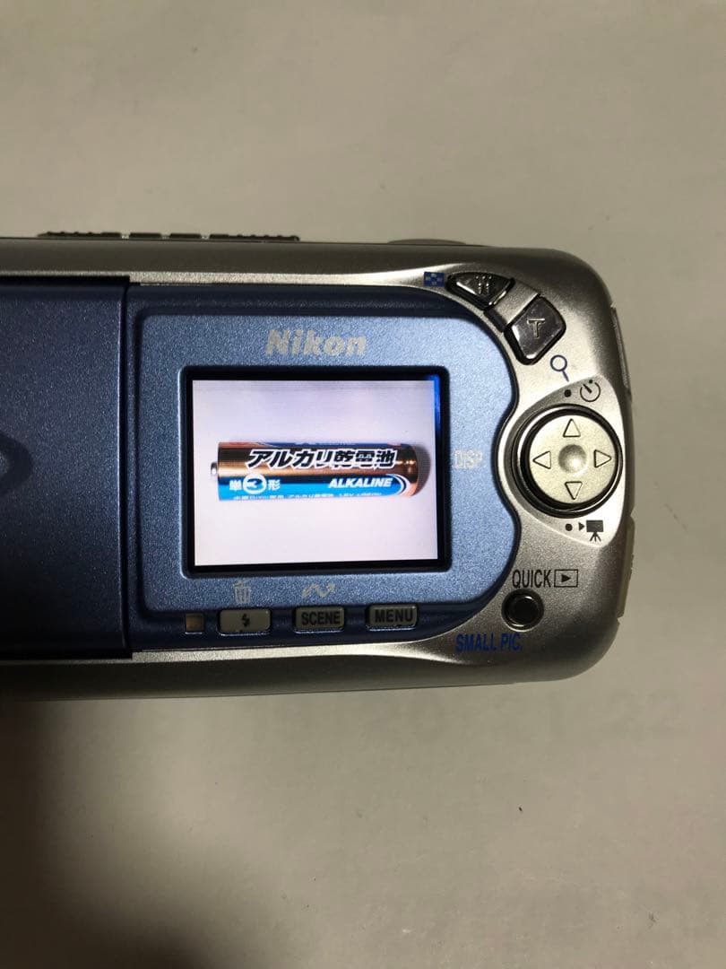 【美品/動作品】Nikon CoolPix E2500 バッテリー 充電器CF付