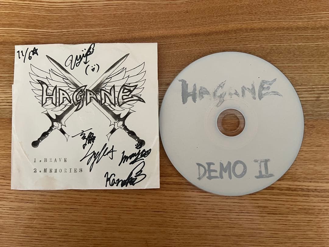 HAGANE DEMO II サイン入り CD
