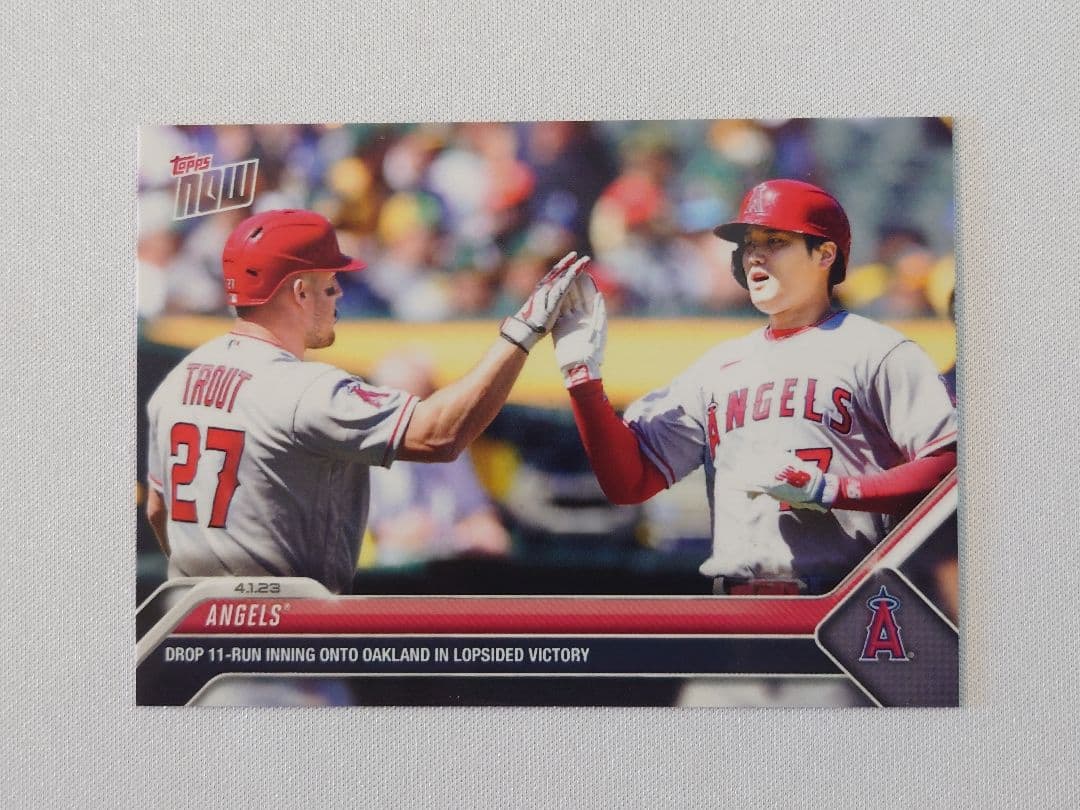 topps now 大谷翔平 マイク・トラウト エンゼルス 23 MLB 14