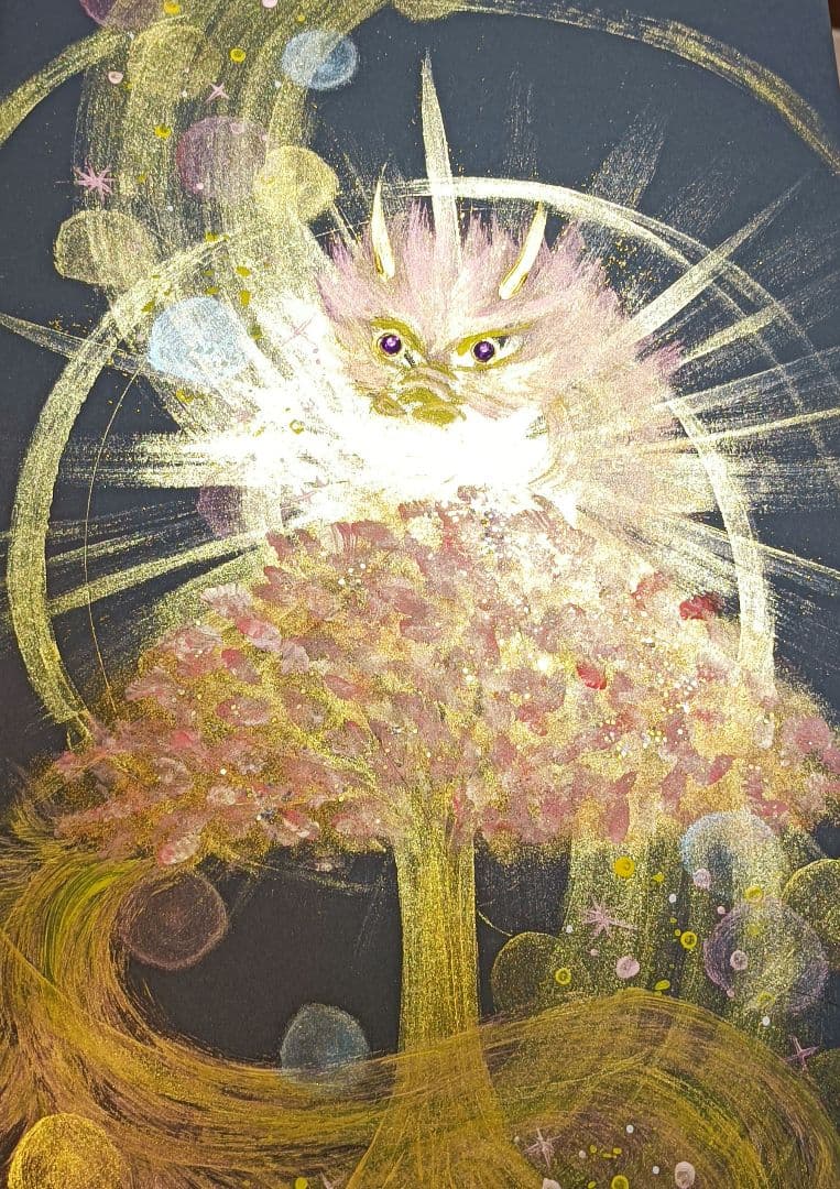 開運絵画　❀龍源❀金円舞瑞龍様降臨❀