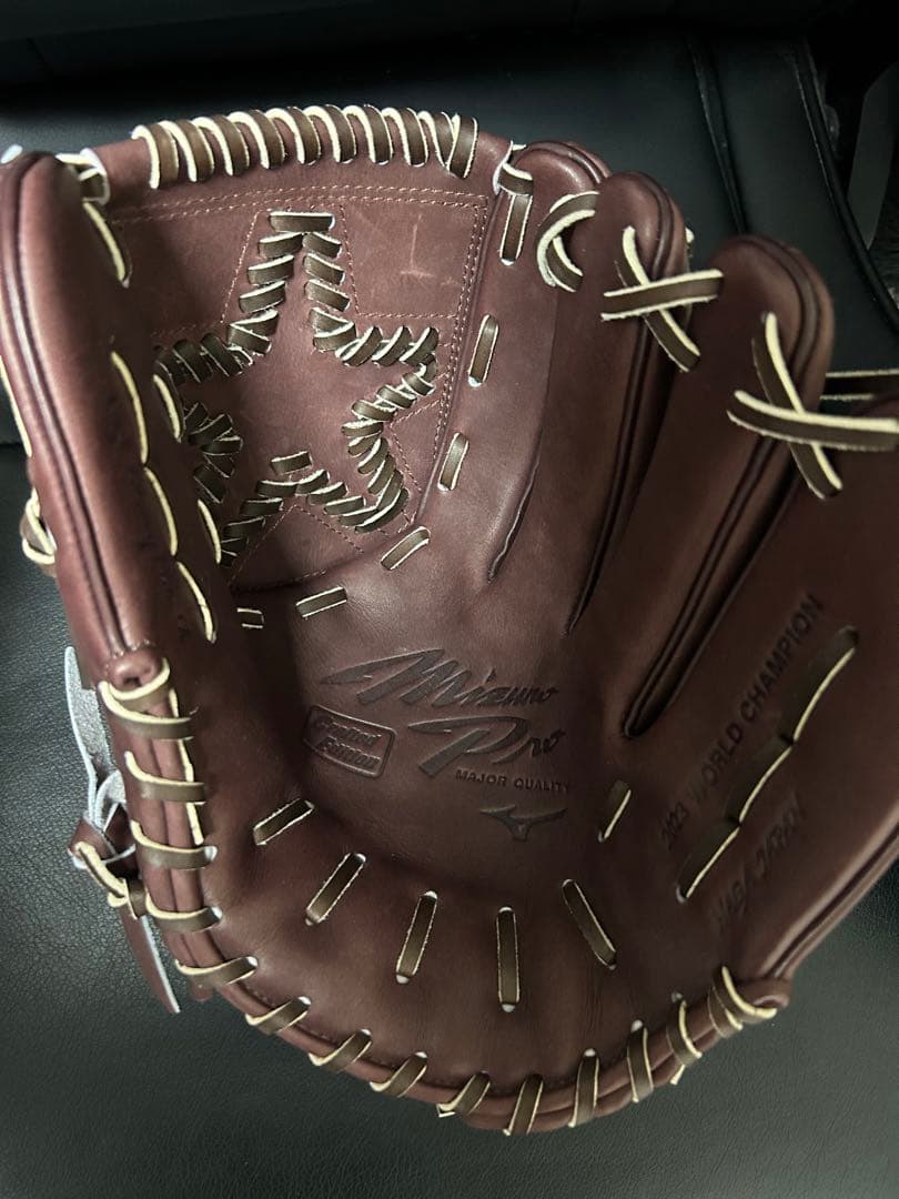 Mizuno pro ミズノプロ　HAGA JAPAN 軟式　投手　グローブ
