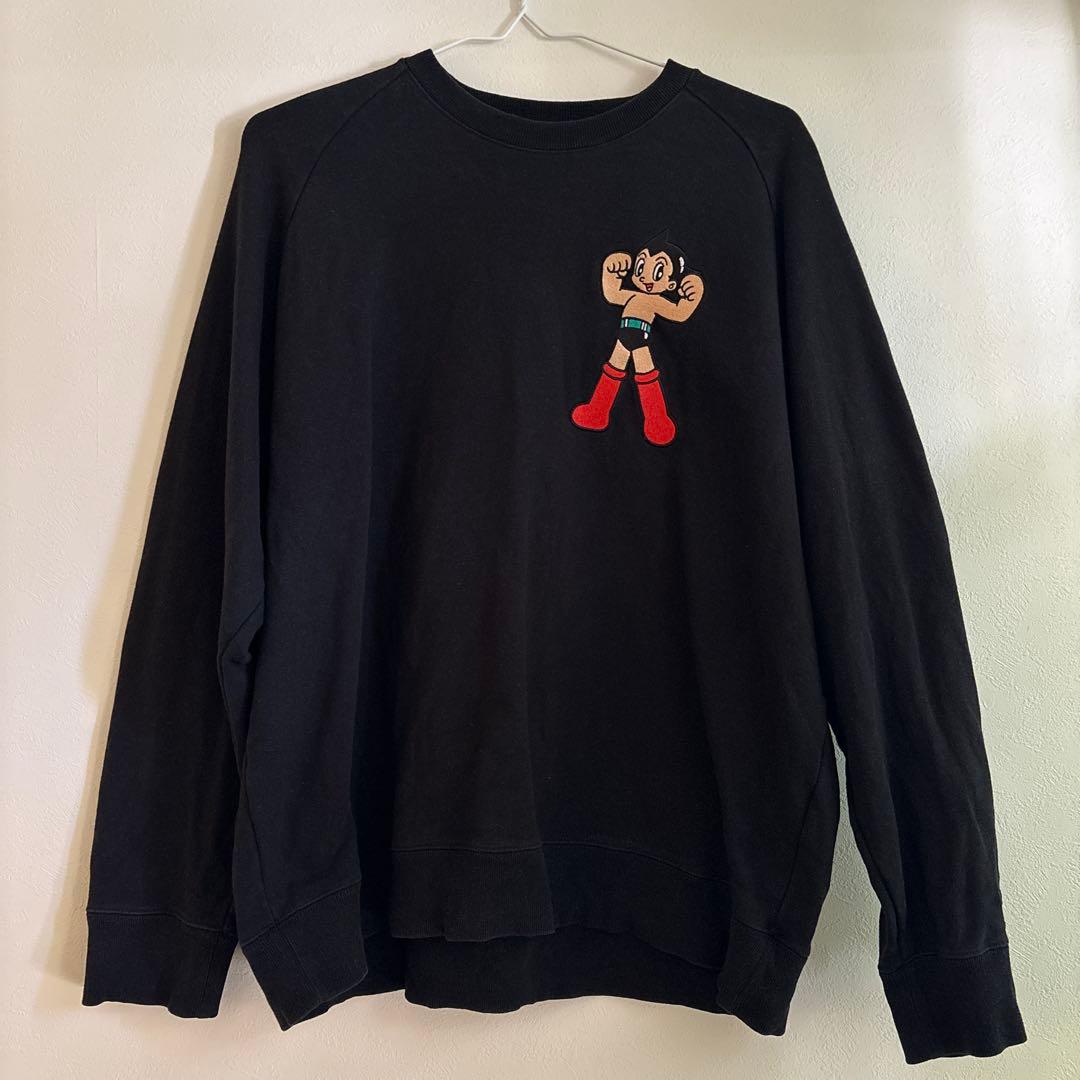 ASTRO BOY アストロボーイ トレーナー 黒　キャップセット