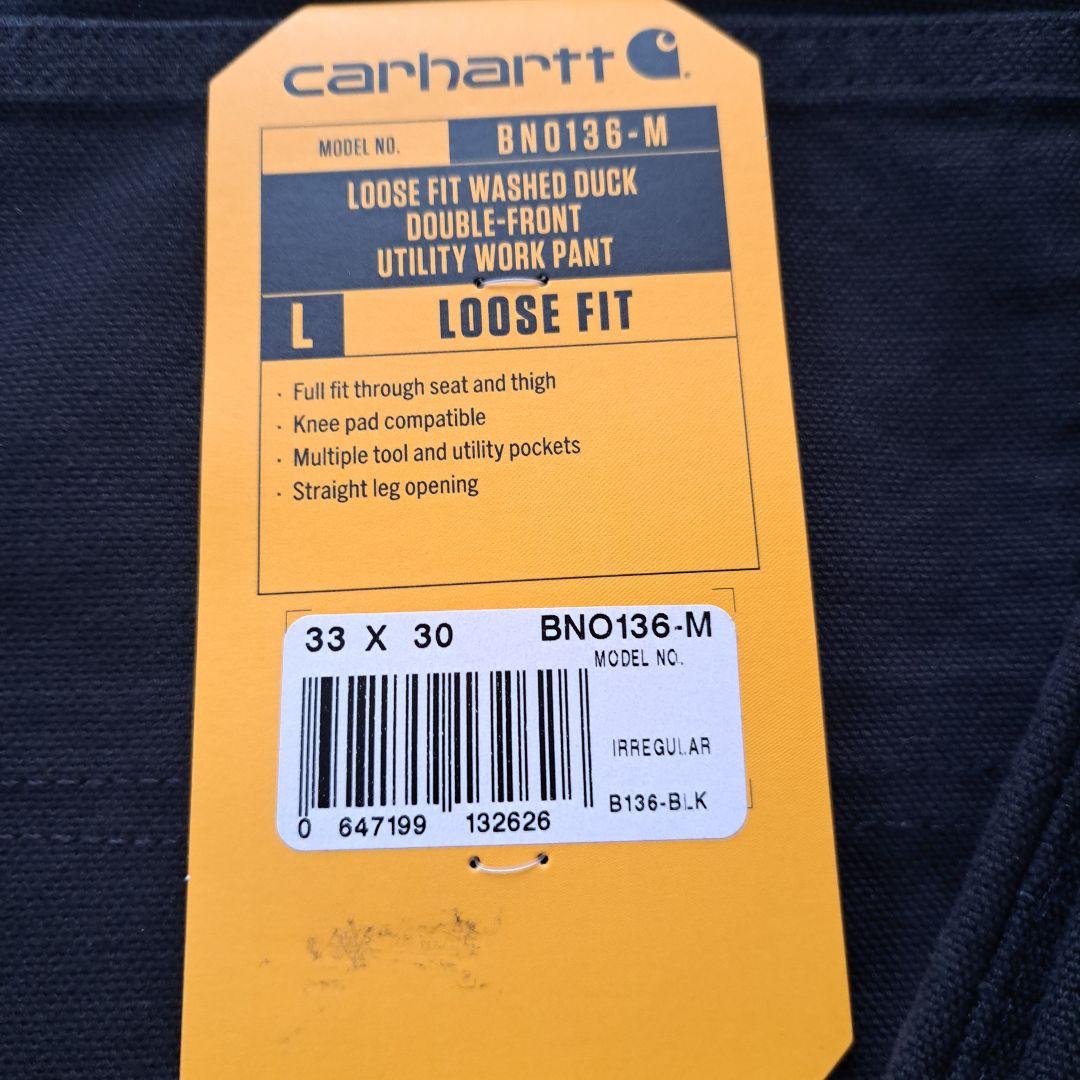 新品 carhartt ダブルニー ワークパンツ IRR品 USA製