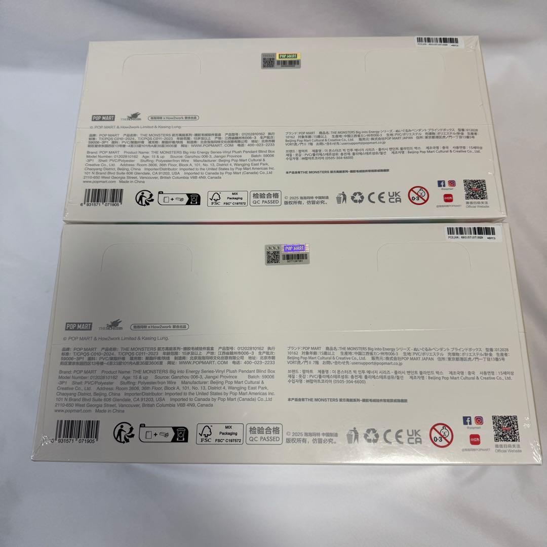 【未開封・正規品】ラブブ Big into Energy アソートボックス 2箱