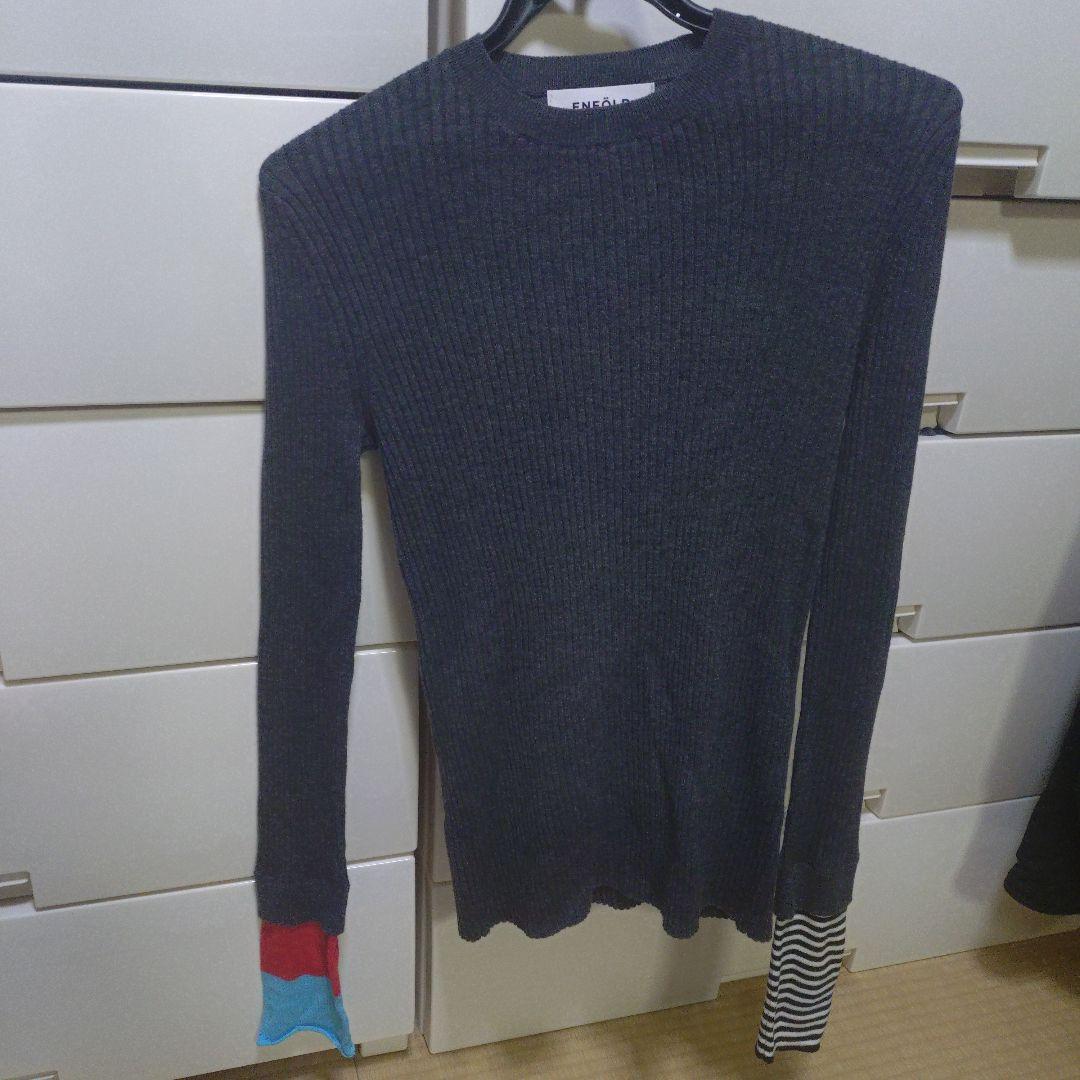 ENFOLD グレー 長袖 トップス