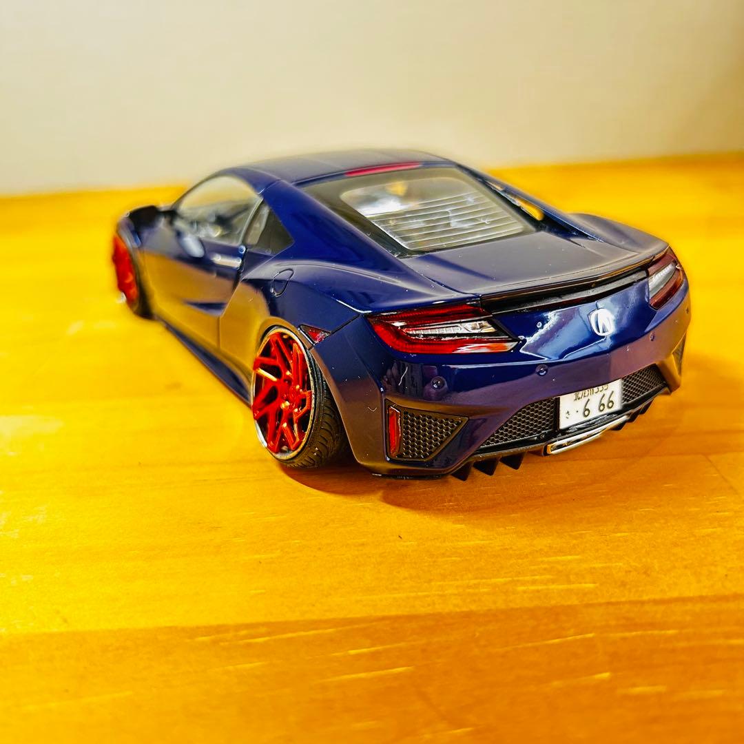 値引き！1/24タミヤ NSX Acura 左ハンドル仕様 アオシマ