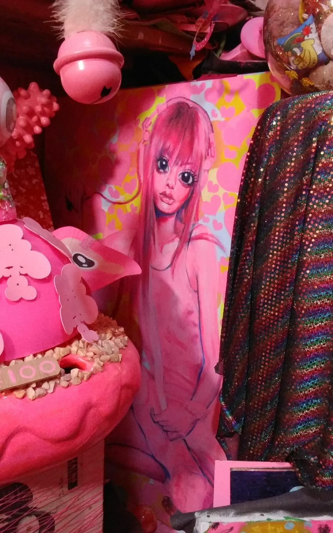 あさくら画廊のハートの世界の女の子☆