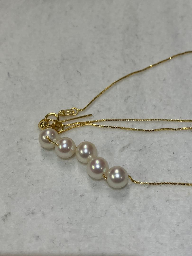 伊勢志摩英虞湾産あこや真珠　6-6.5mm パールネックレス