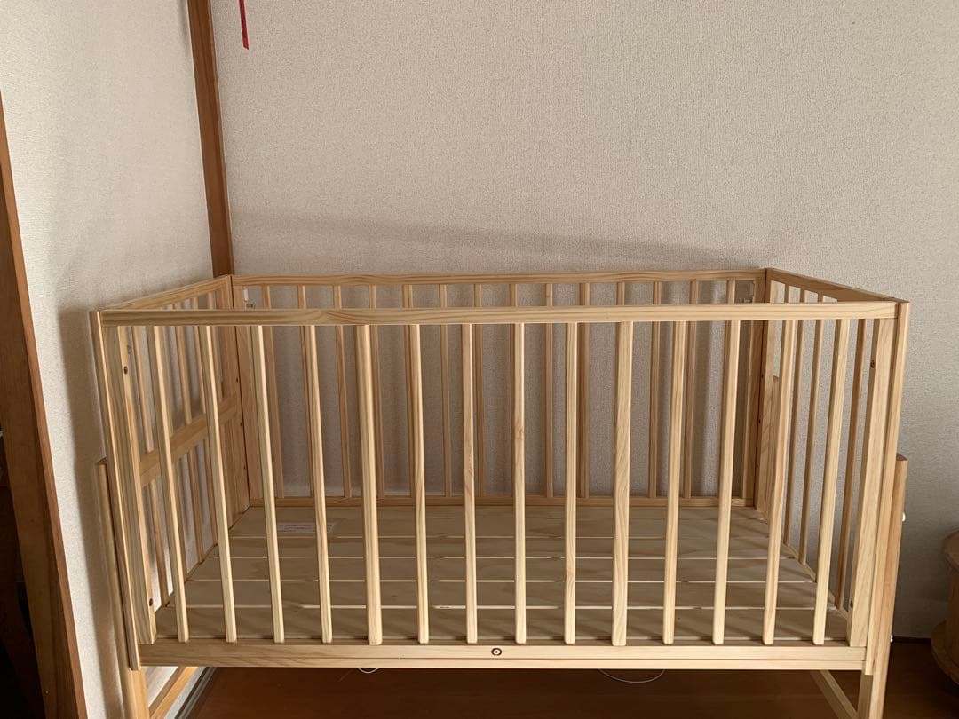 そいねーるラージ ナチュラル ベビーベッド 専用マット付 大和屋