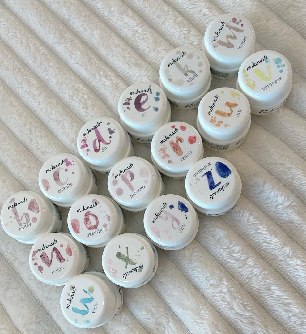 新品未使用mikigelネイルカラー 16個セット