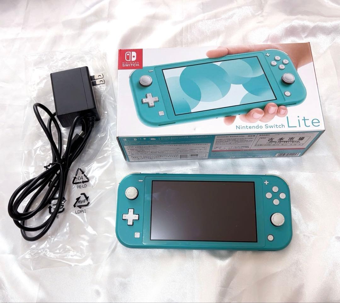 【訳あり品】Nintendo Switch Lite ターコイズ 箱付き
