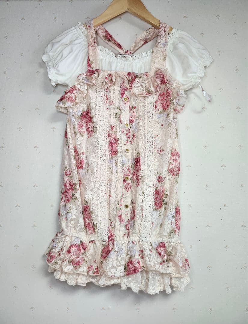 リズリサ　パワネ　チュニック　ピンク