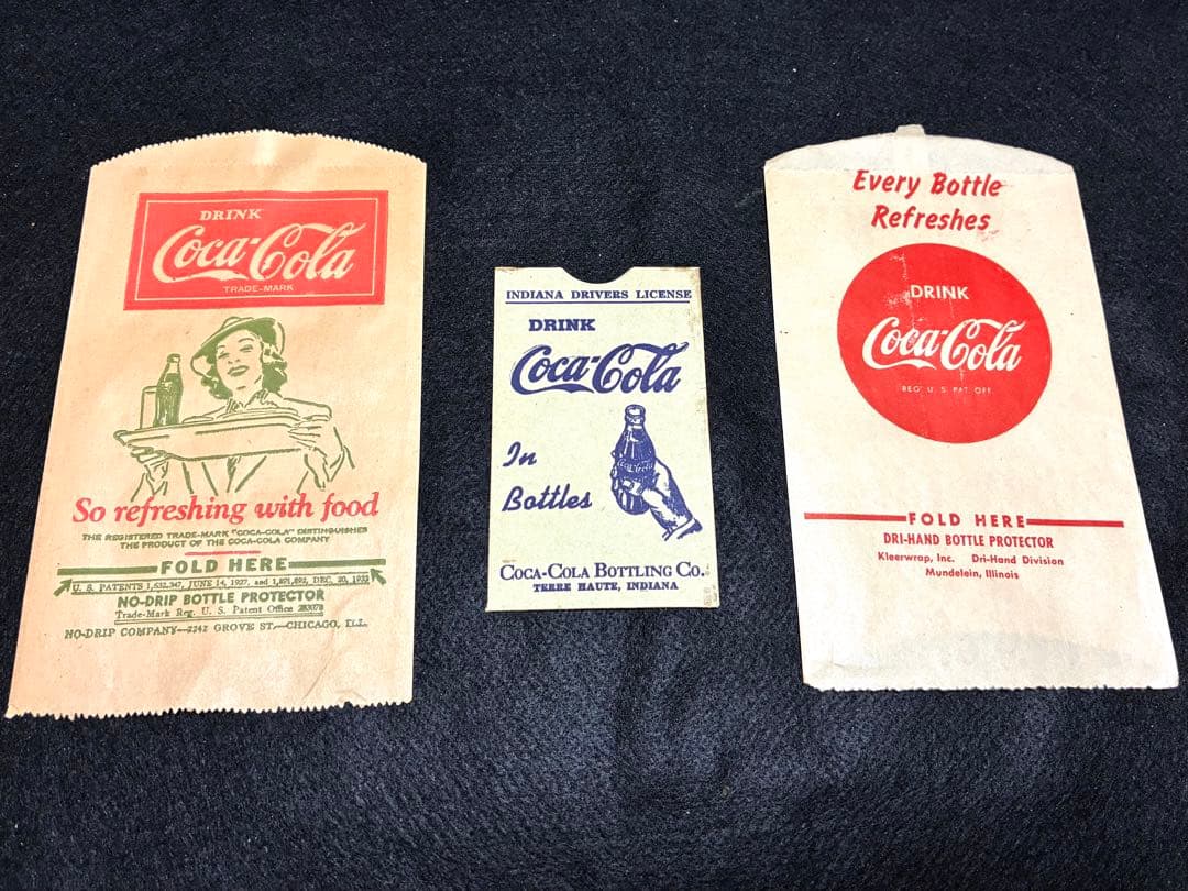コカコーラ　運転免許証スリーブホルダー　ビンテージ　アメリカン雑貨