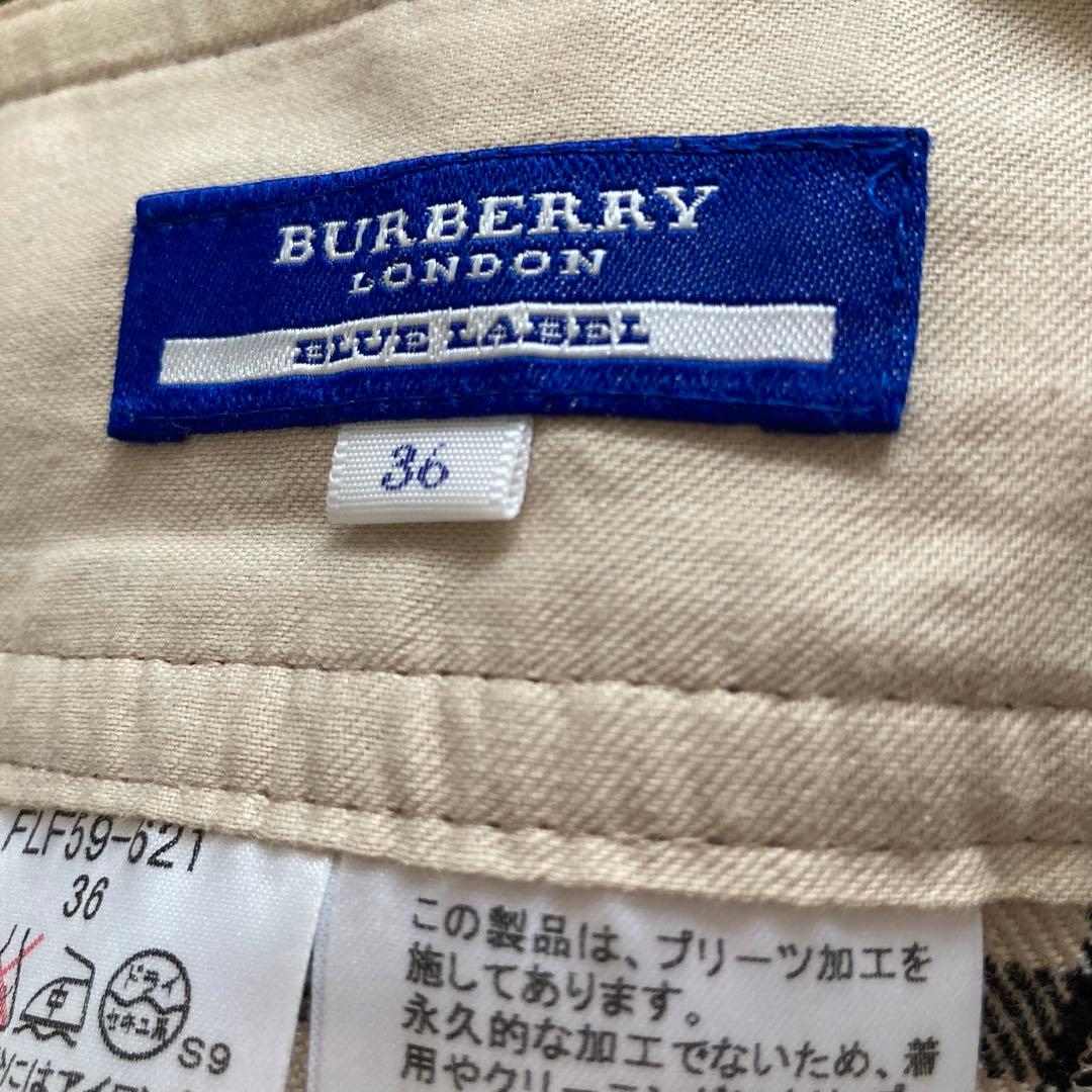 BURBERRY BLUE LABEL チェック柄スカート 36