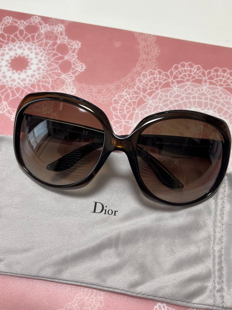 Dior サングラス ブラウン