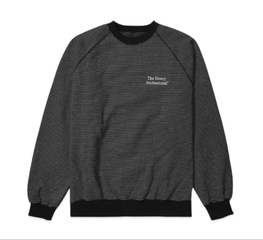 【完売】ENNOY Border Crew Neck Sweat