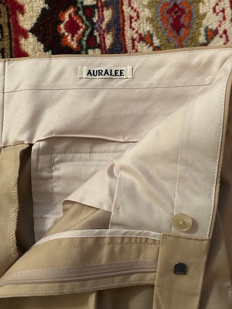 【AURALEE】24年春夏/スラックス/size4