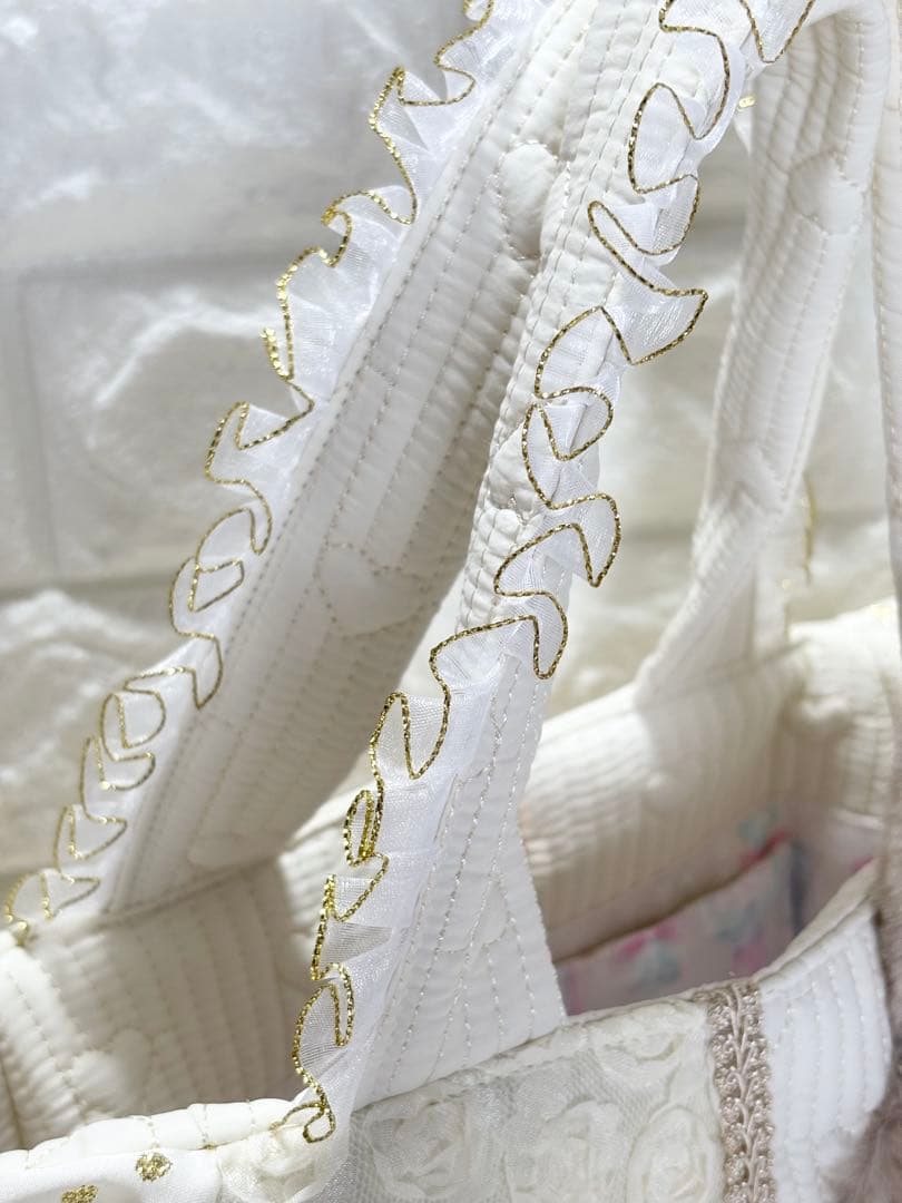 ゆ*ら様 コヤンイサムチョン　ハンドメイド　ギャザーバッグ　オッドアイ猫ちゃん