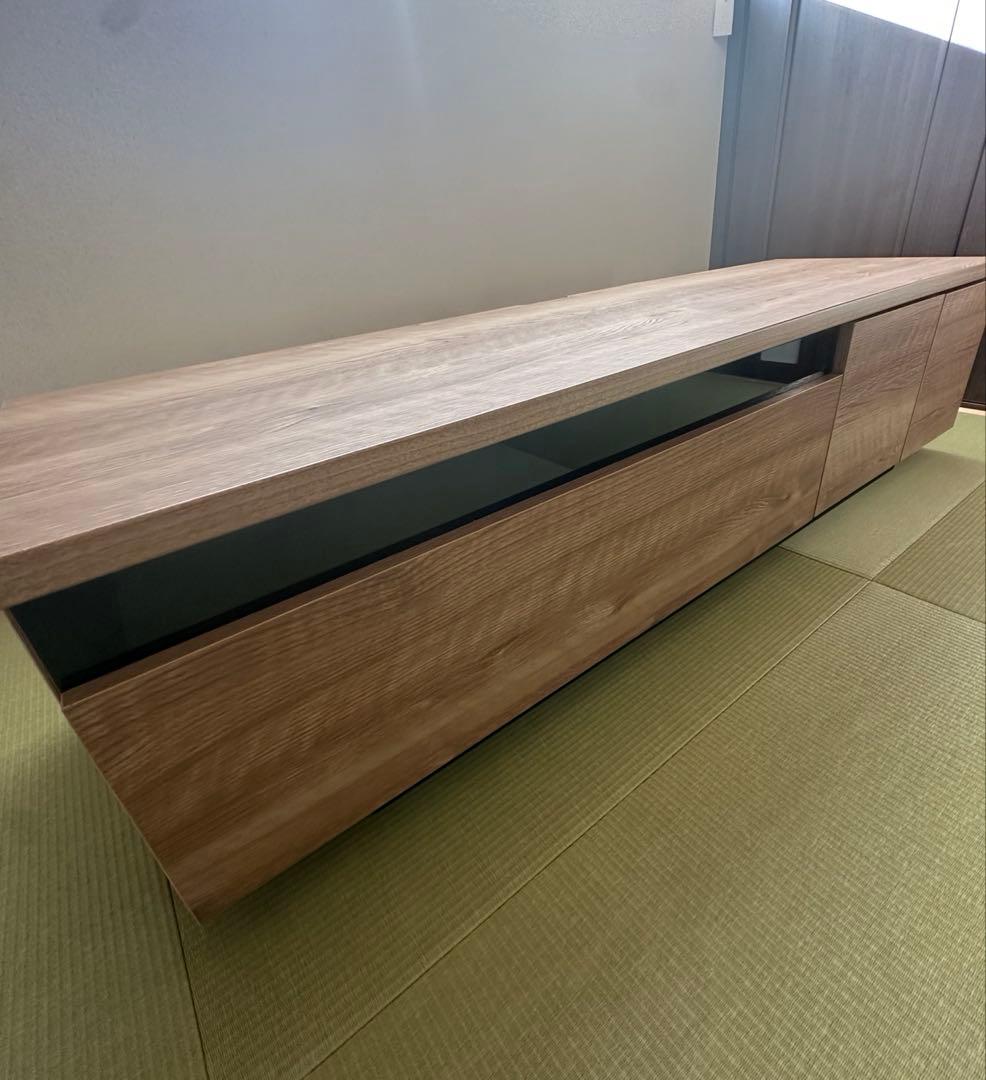 LOWYA テレビ台　幅140cm シャビー・ナチュラル