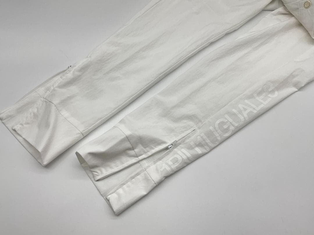 【未使用品】1PIU1UGUALE3 GOLF 裾ジップロゴパンツ サイズS