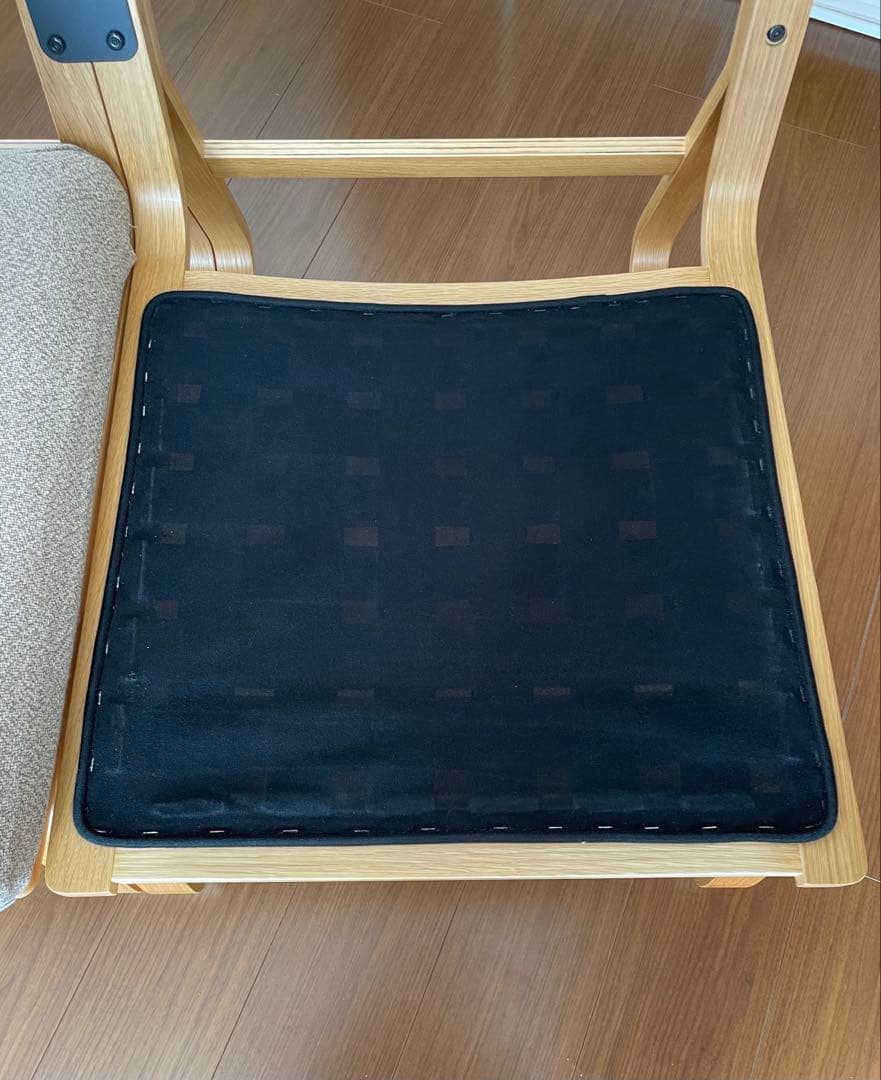 無印良品 リビング・ダイニングソファチェア・オーク材（カバー付） 2脚セット