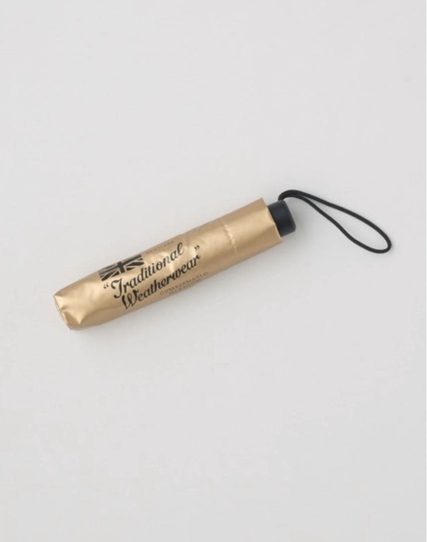 Traditional Weatherwear【軽量】折りたたみ傘　ゴールド