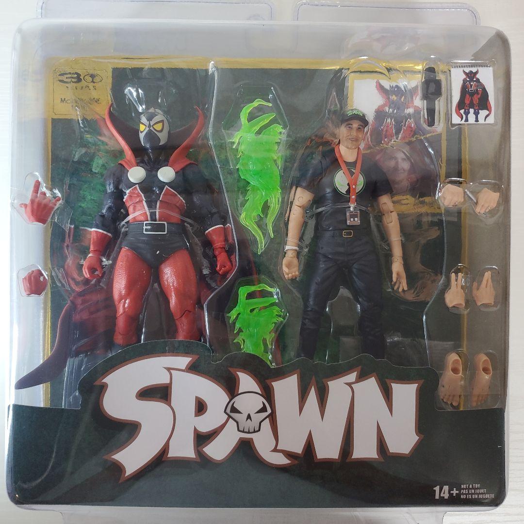 スポーン&トッド・マクファーレン 7インチ フィギュア 2パック 30周年記念