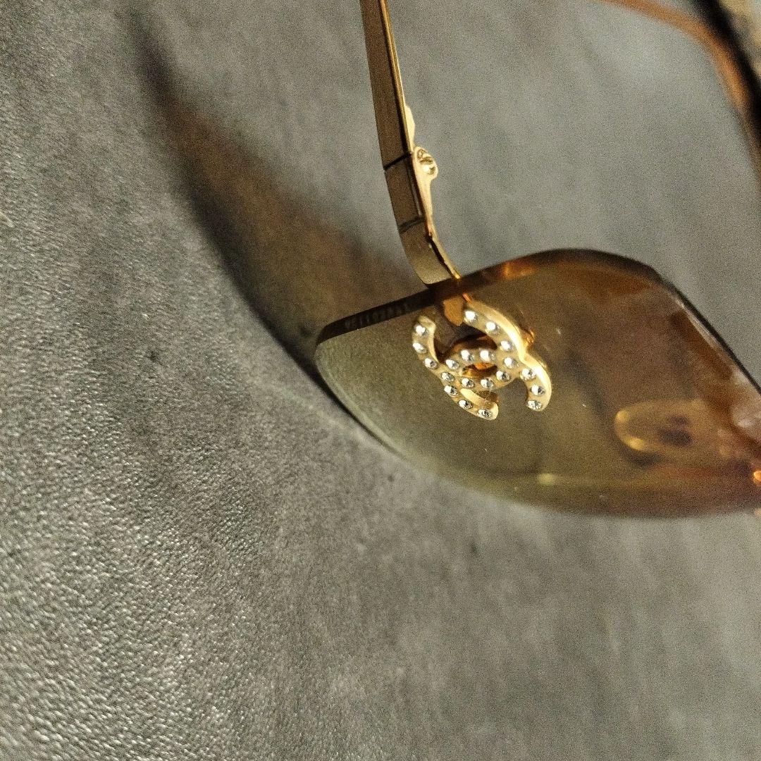 CHANEL ココマーク サングラス 希少 リムレス