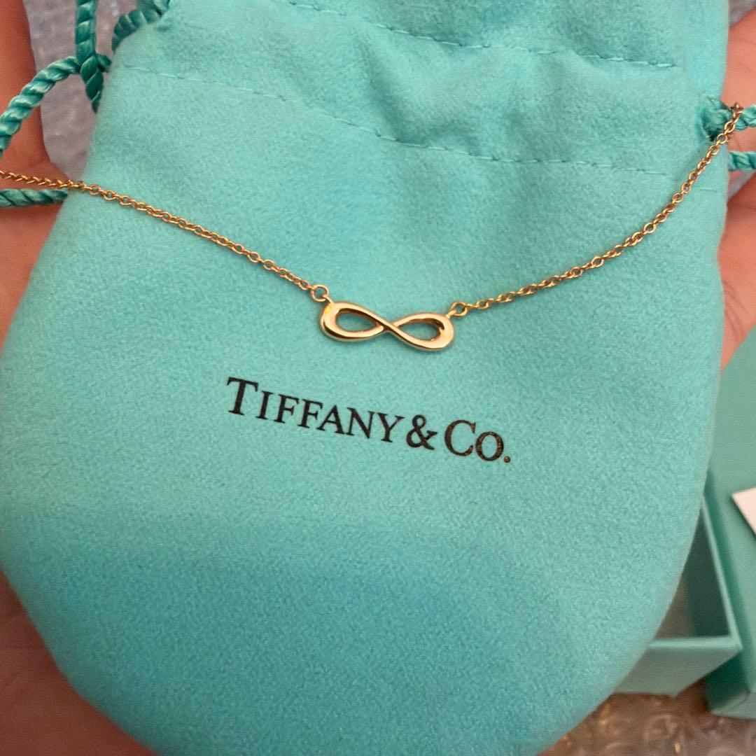 ティファニー インフィニティ ネックレス Au750 K18 ゴールド