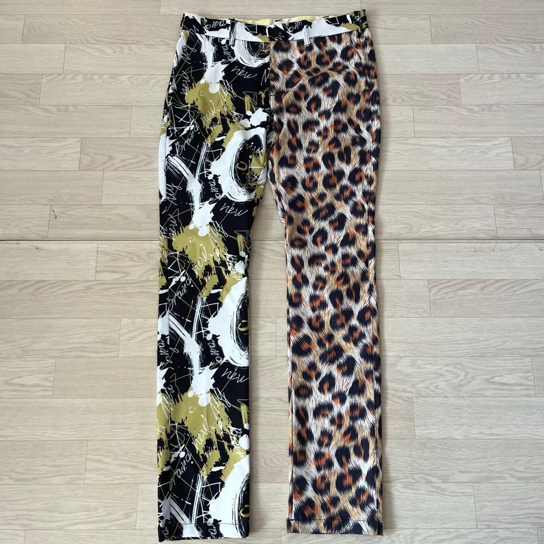 【美品】LOUD MOUTH ラウドマウス ゴルフウェア ロングパンツ M 派手