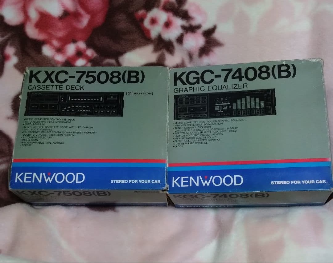 [動作未確認]　KENWOOD　カセットデッキ＆グラフィックイコライザー