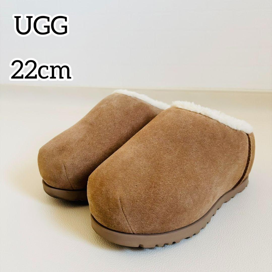 2743 UGG アグ パンプドスライド　ムートンブーツ