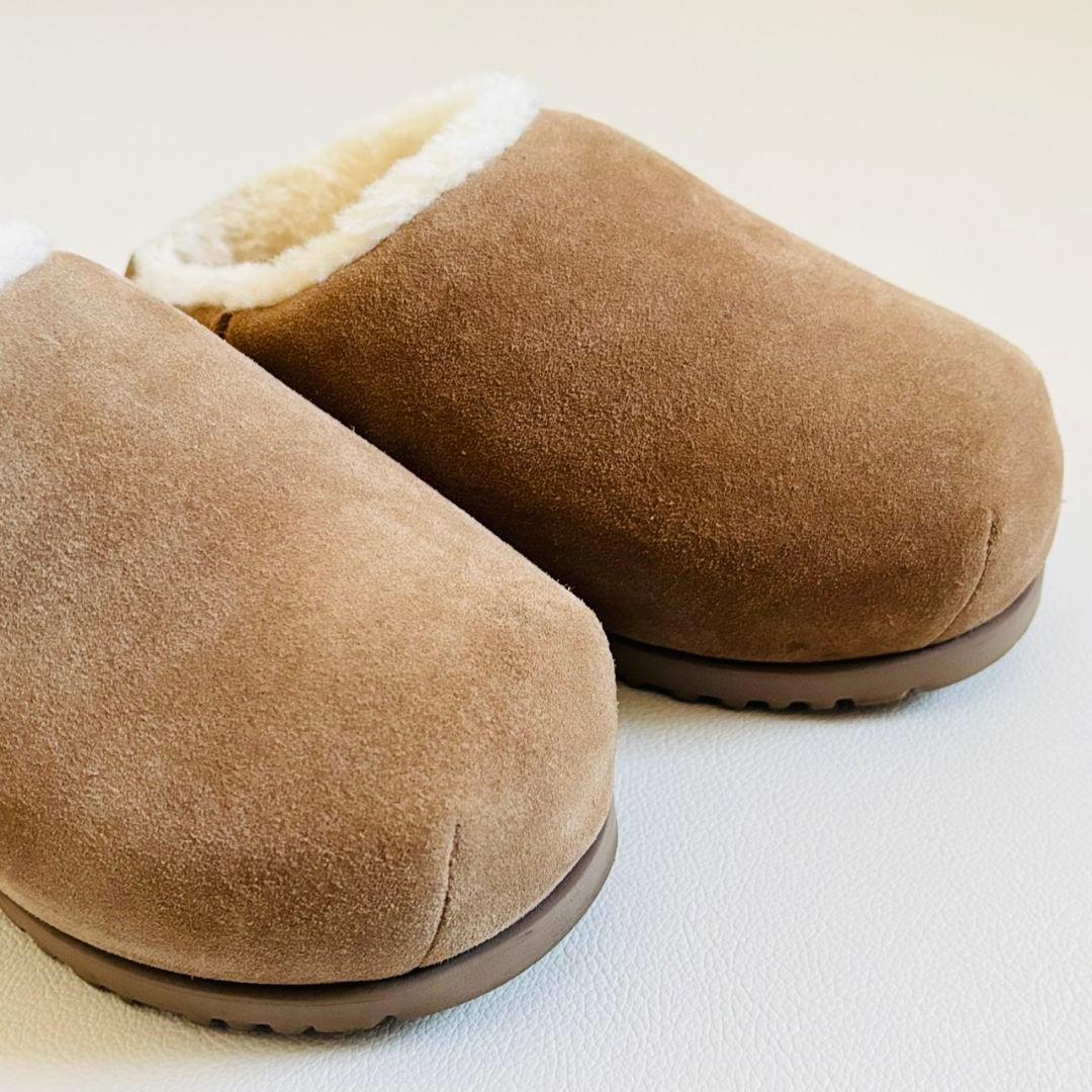 2743 UGG アグ パンプドスライド　ムートンブーツ