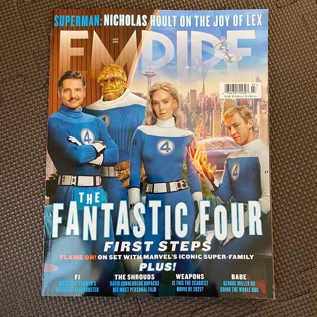 洋書 Empire Magazine 2025 july Fantastic4