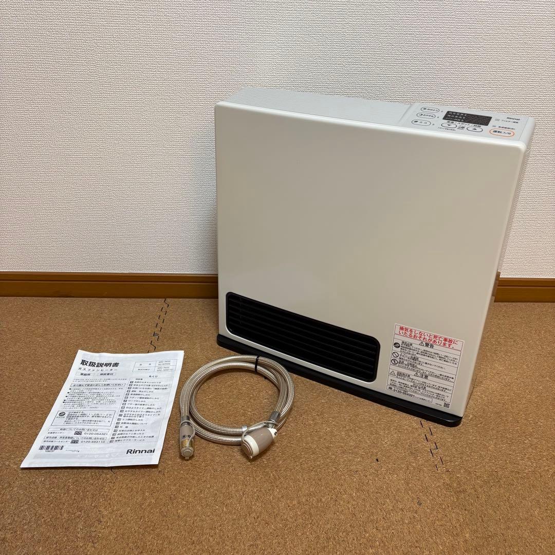 【美品】Rinnai ガスファンヒーター SRC-365E プロパン用 23年製