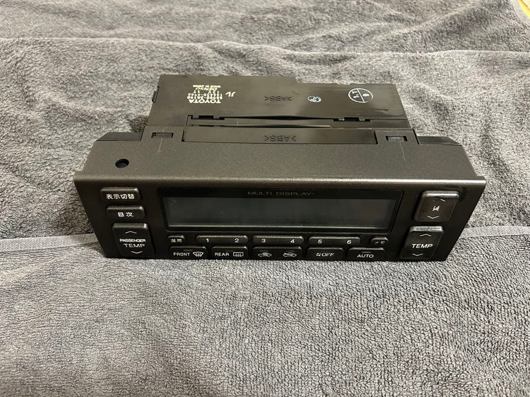 16 アリスト エアコンパネル オーディオパネル マルチレス エアコンスイッチ