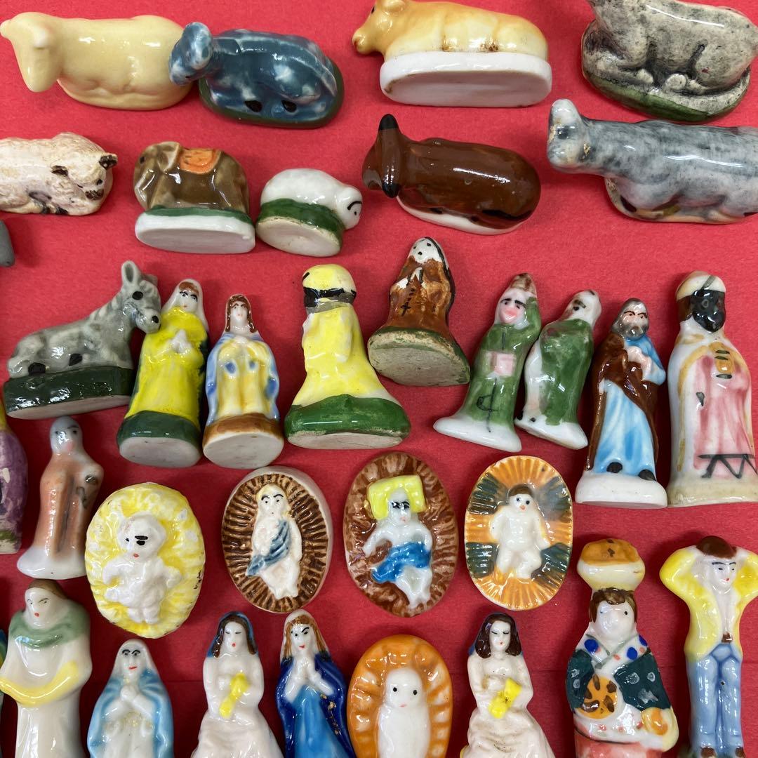 フランスアンティーク★フェーブ　フェーヴ大量105個セット★マリア様　幼子イエス