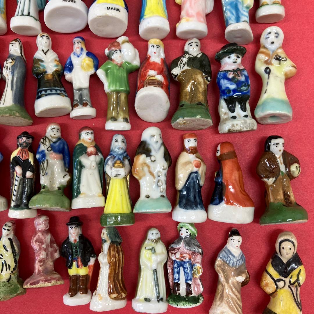 フランスアンティーク★フェーブ　フェーヴ大量105個セット★マリア様　幼子イエス