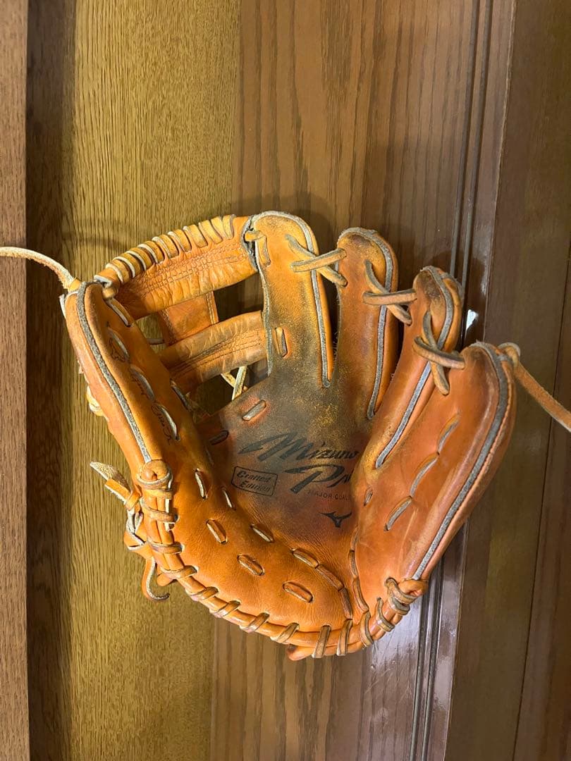 Mizuno Pro 軟式グローブ オレンジ