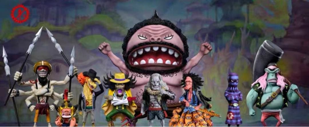 ワンピース 新魚人海賊団 ホーディ 9人セット フィギュア ガレージキット