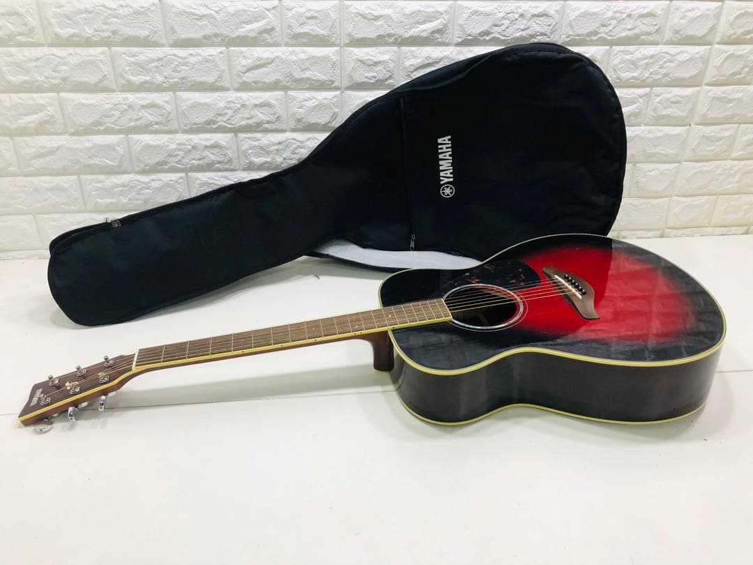 Yamaha アコースティックギター 6弦 レッドグラデーション