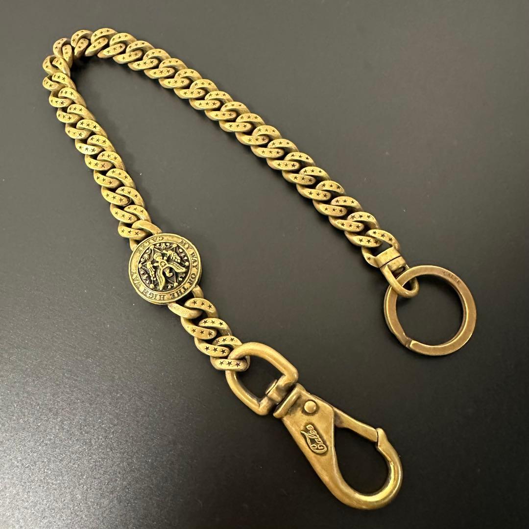 CALEE ウォレットチェーン 真鍮