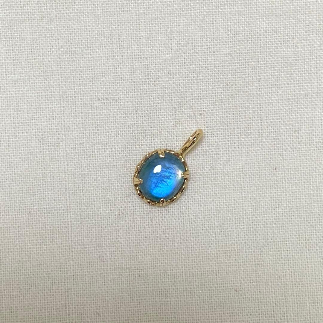 美品 agete K10マラカイトチャーム