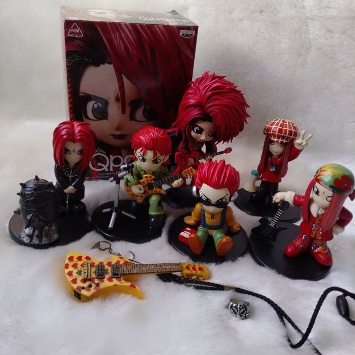 Qposket hide 1体 他フィギュア5体+イエローハート+おまけ指輪