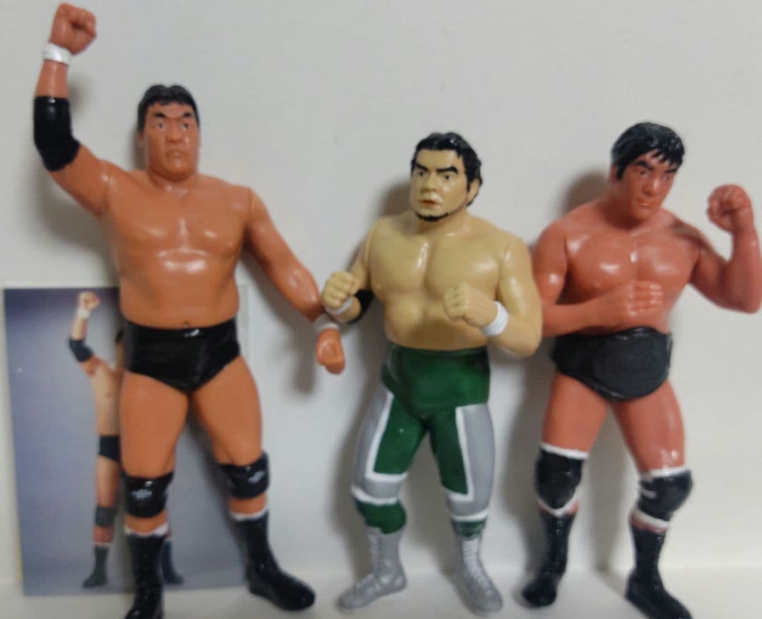キャラプロ版　全日本プロレスフィギュア　王道３人組　鶴田&三沢&小橋